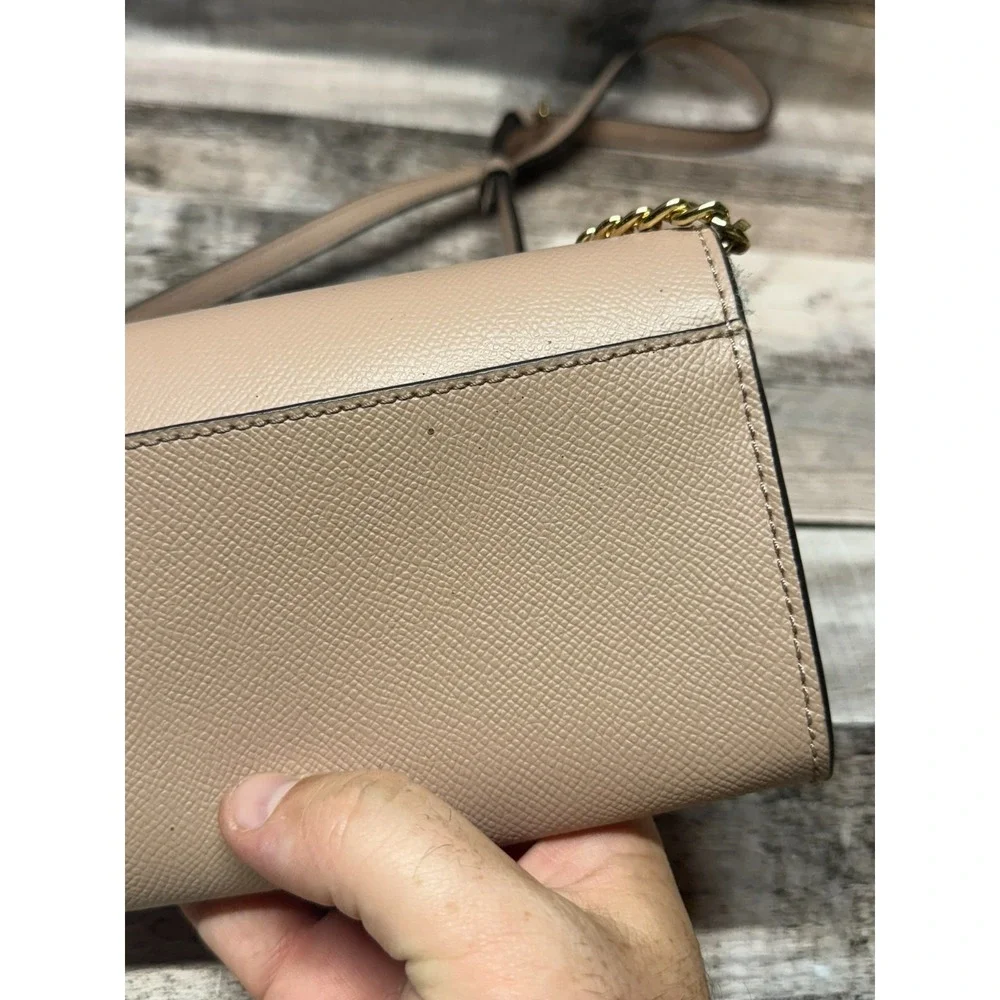 Michael Kors Shoulder Bag Pink New With Ink Spot